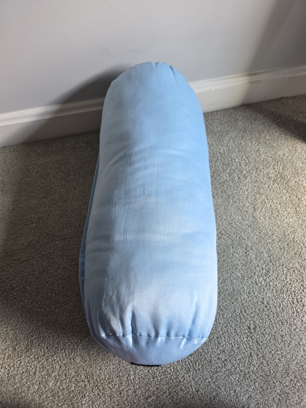 Light Blue Bolster Pillow